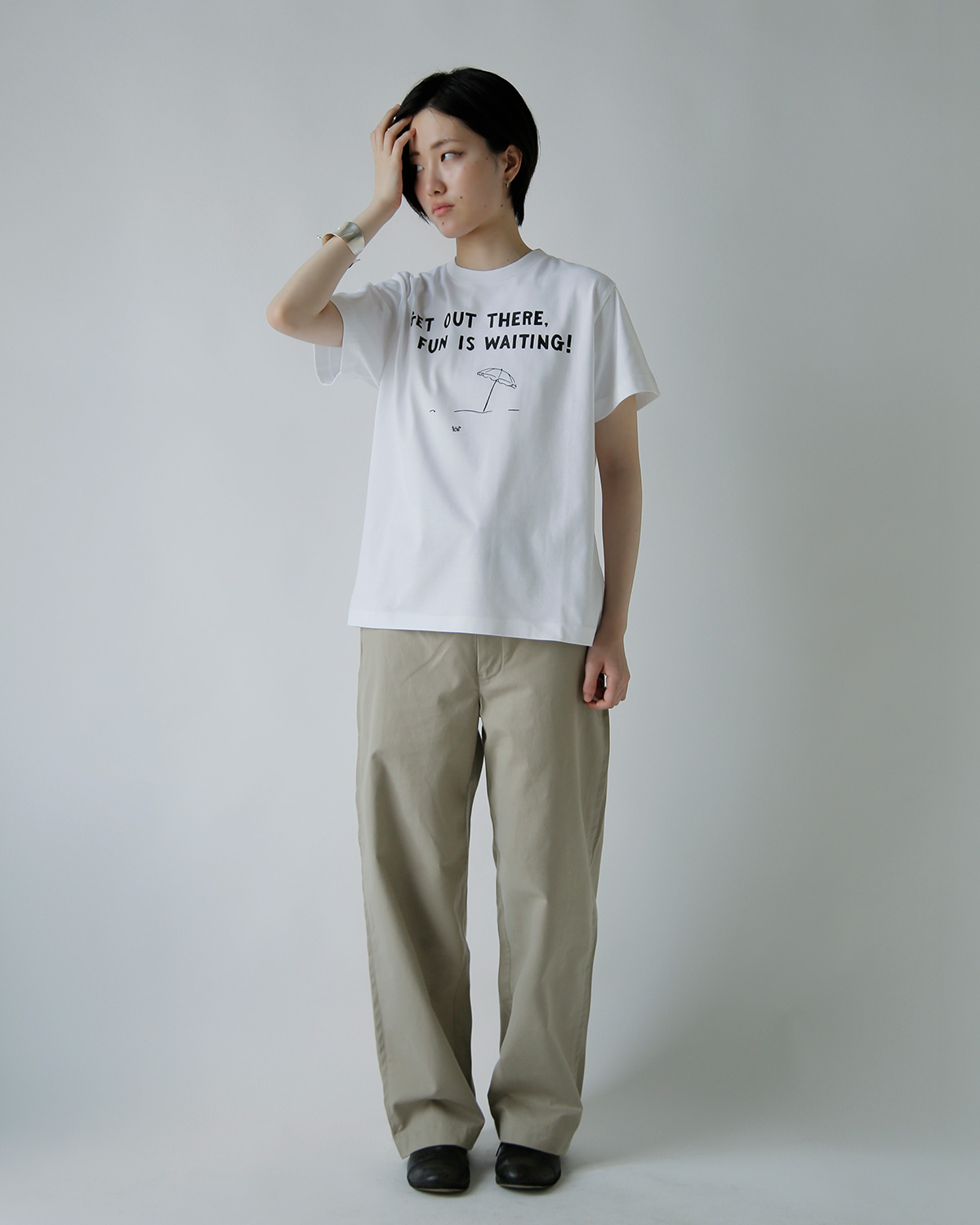 R & D.M.Co-(�I�[���h�}���Y�e�[���[)�R�b�g�� �v�����g T�V���c GET OUT THERE T SHIRT 8189