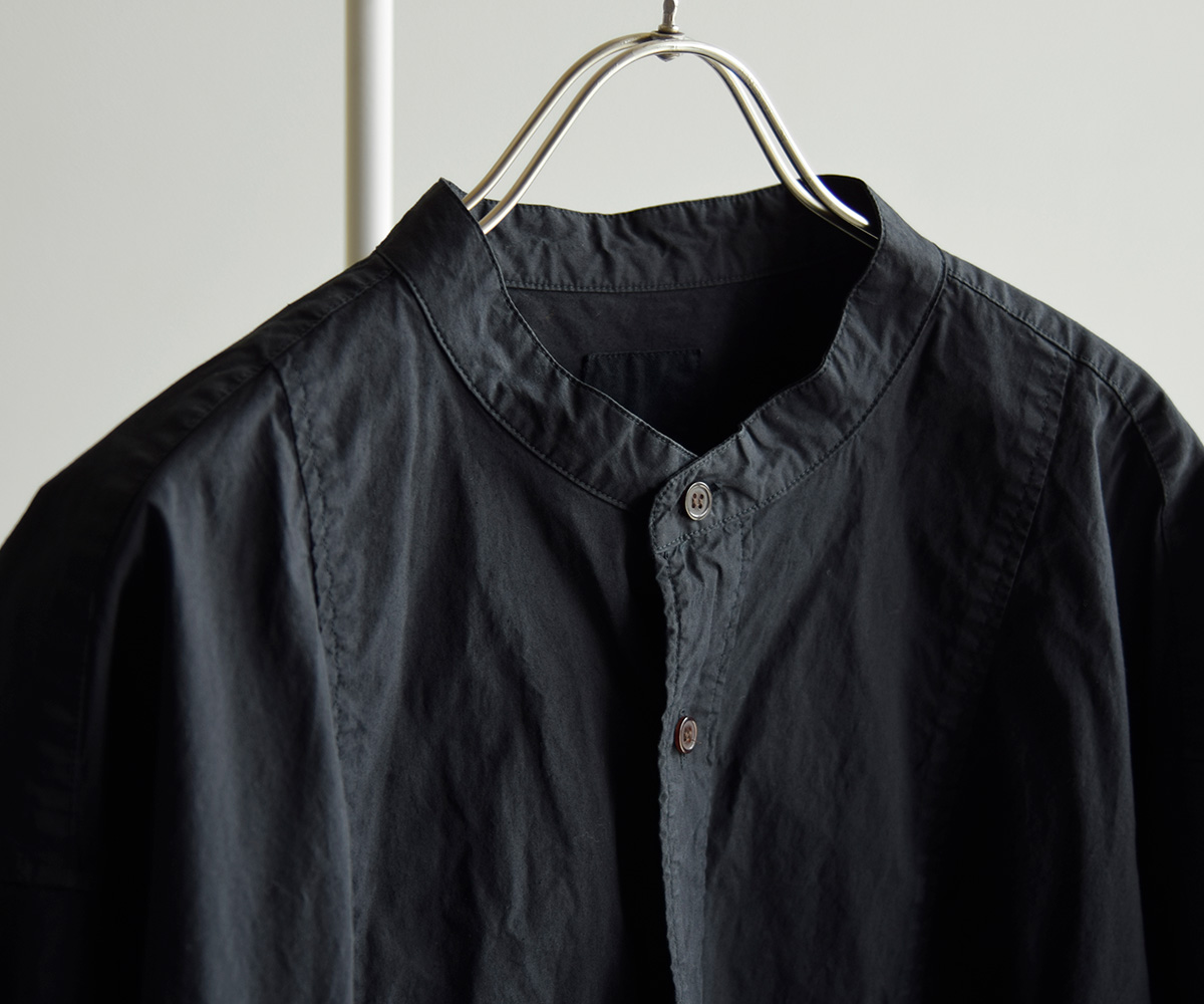 TOUJOURS(�g�D�W���[)�K�[�����g�_�C �I�[�K�j�b�N�R�b�g�� �X�g���b�`�|�v���� �V���c �gSide String Blouson Shirt�h am44rs01