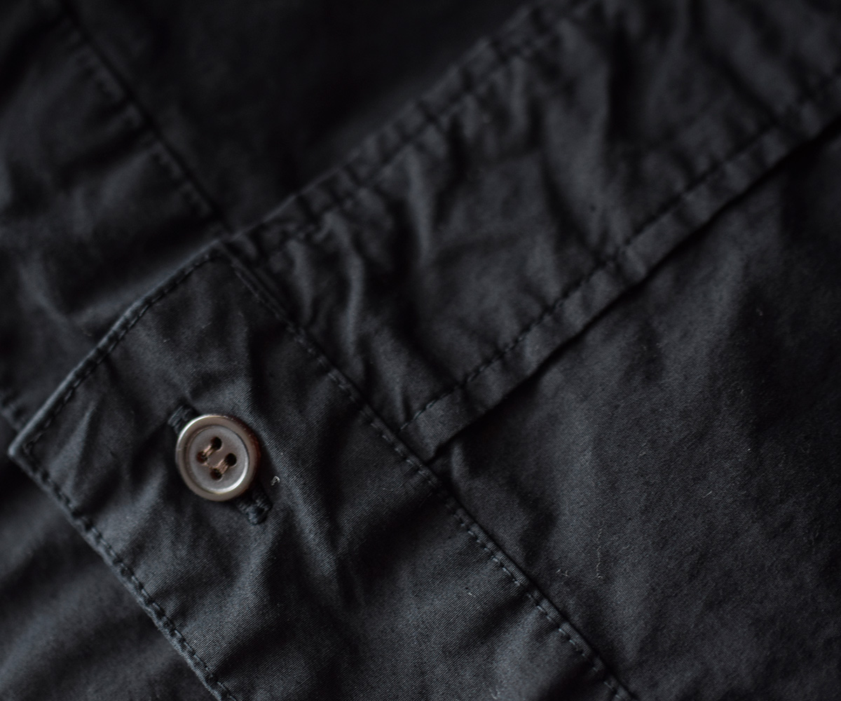 TOUJOURS(�g�D�W���[)�K�[�����g�_�C �I�[�K�j�b�N�R�b�g�� �X�g���b�`�|�v���� �V���c �gSide String Blouson Shirt�h am44rs01