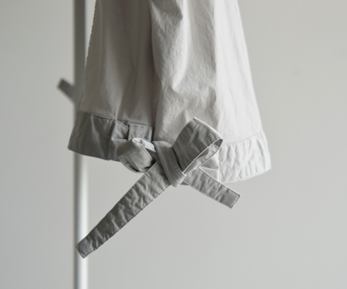 TOUJOURS(�g�D�W���[)�K�[�����g�_�C �I�[�K�j�b�N�R�b�g�� �X�g���b�`�|�v���� �V���c �gSide String Blouson Shirt�h am44rs01