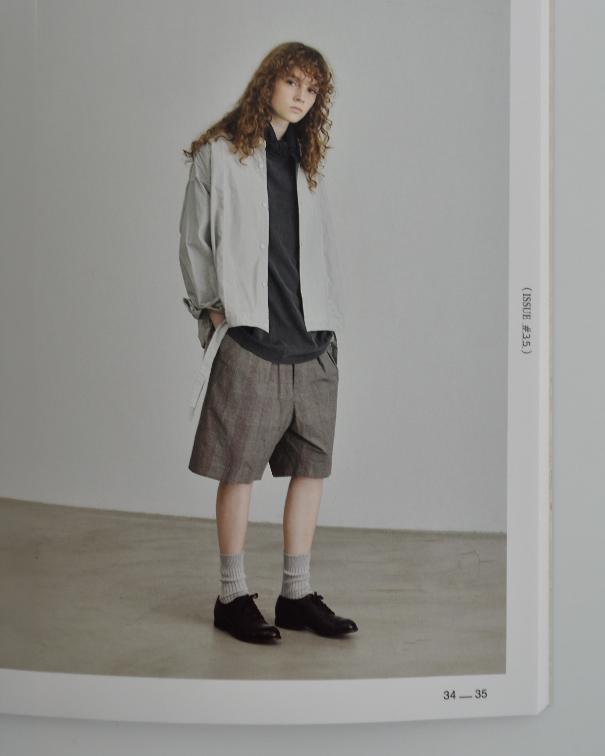 TOUJOURS(�g�D�W���[)�K�[�����g�_�C �I�[�K�j�b�N�R�b�g�� �X�g���b�`�|�v���� �V���c �gSide String Blouson Shirt�h am44rs01