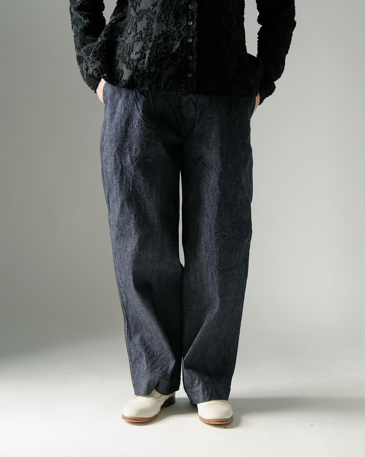 TOUJOURS(�g�D�W���[)10.5oz�Z���r�b�W �N���V�b�N�f�j���p���c �gEasy Field Trousers�h bm44ep03