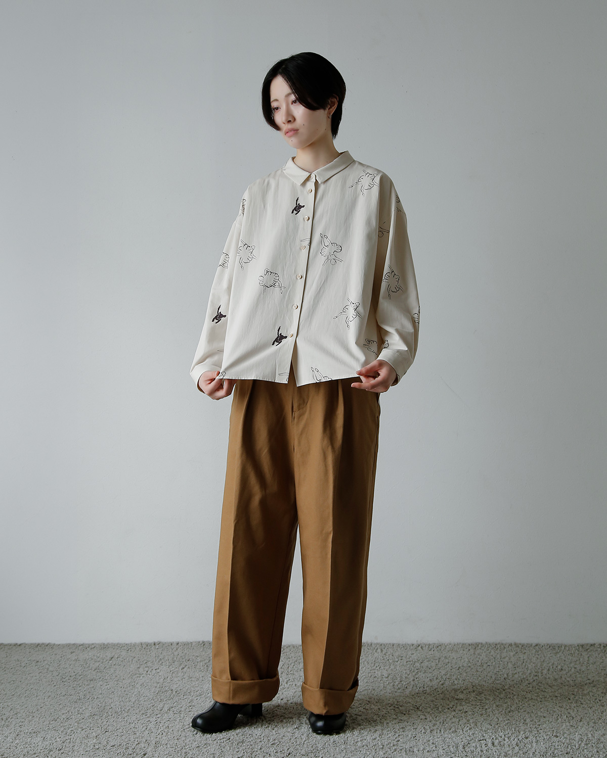 atelier naruse(�A�g���G�i���Z)���[���� �R�b�g�� �r�b�O �V���G�b�g �V���c �gballerina�h f02086-a