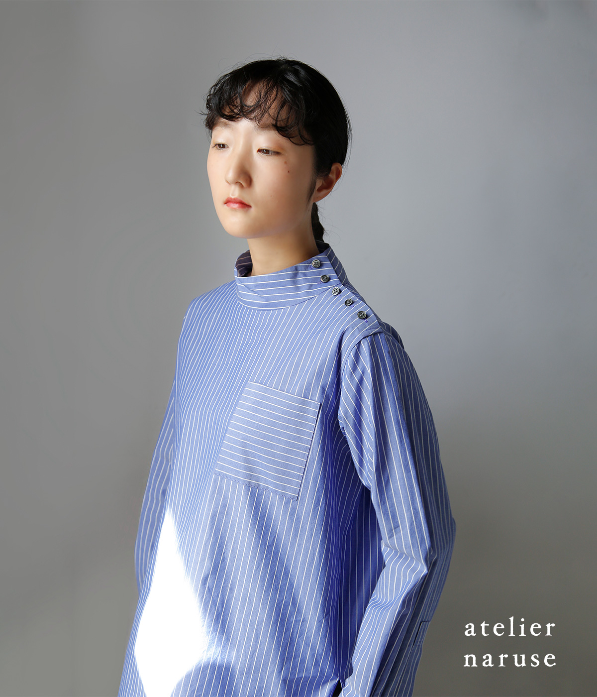 atelier naruse(�A�g���G�i���Z)�R�b�g�� ���b�N�l�b�N �X�g���C�v �u���E�X f02089-b