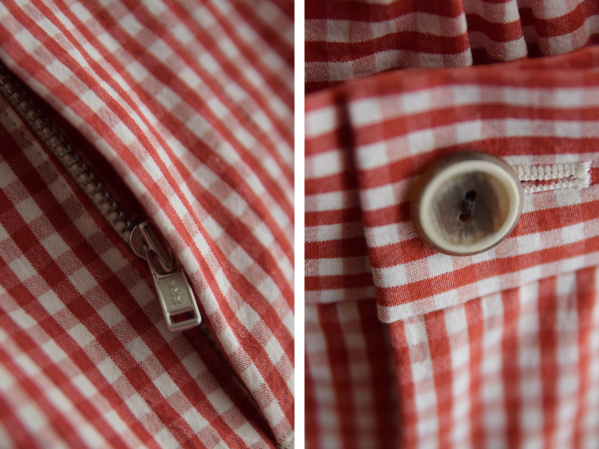 atelier naruse(�A�g���G�i���Z)�R�b�g�� �^�b�N �p���c �ggingham check�h f05115-b