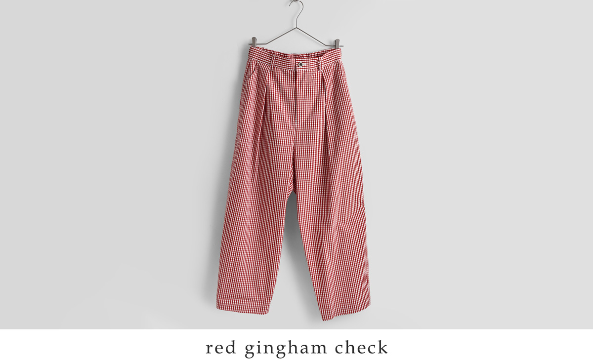 atelier naruse(�A�g���G�i���Z)�R�b�g�� �^�b�N �p���c �ggingham check�h f05115-b