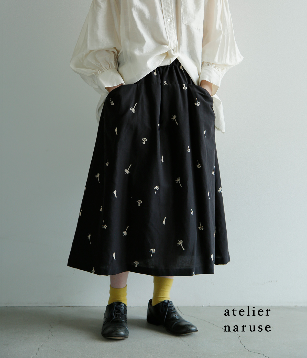 atelier naruse(�A�g���G�i���Z)�R�b�g�� ���l�� �J�b�g�C�� �|�P�b�g �X�J�[�g �gnohara�h h06040-b