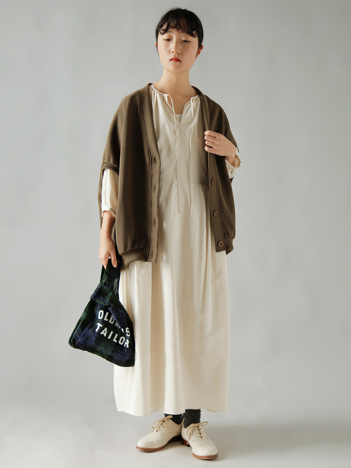 R & D.M.Co-(�I�[���h�}���Y�e�[���[)���S�v�����g ���l�� �`�F�b�N �~�j �o�b�O OMT PRINT LINEN MINI BAG m1439