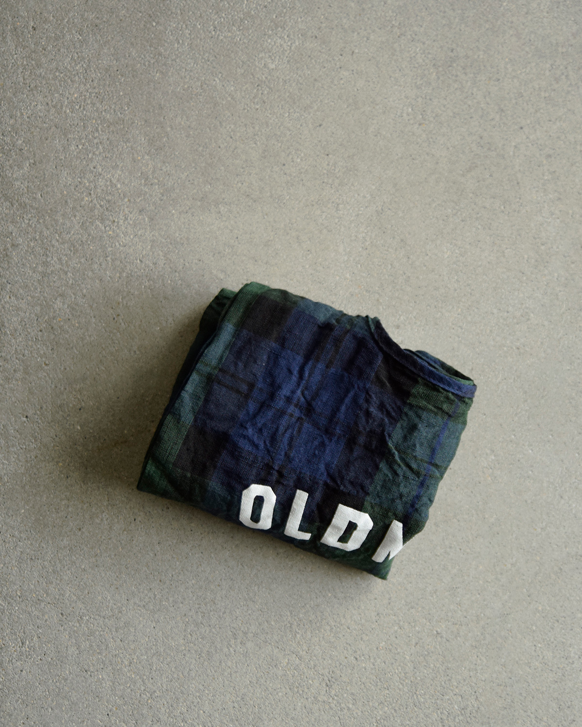 R & D.M.Co-(�I�[���h�}���Y�e�[���[)���S�v�����g ���l�� �`�F�b�N �~�j �o�b�O OMT PRINT LINEN MINI BAG m1439