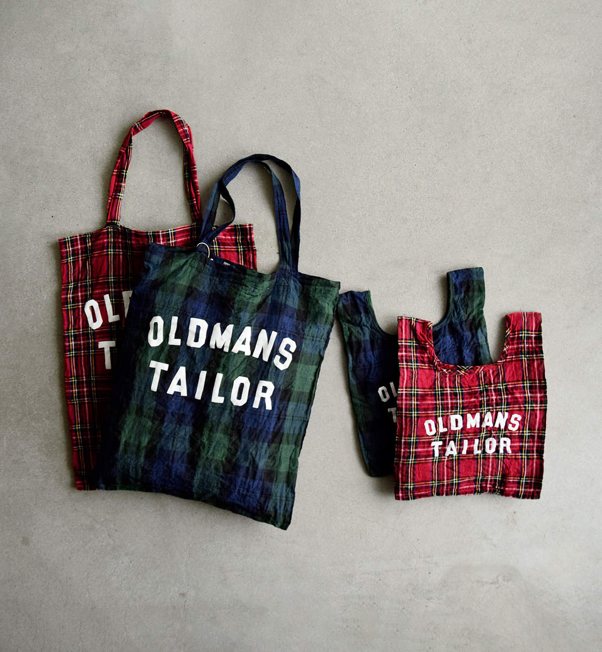 R & D.M.Co-(�I�[���h�}���Y�e�[���[)���S�v�����g ���l�� �`�F�b�N �~�j �o�b�O OMT PRINT LINEN MINI BAG m1439