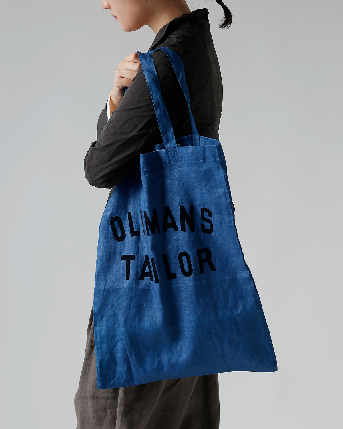 R & D.M.Co-(�I�[���h�}���Y�e�[���[)�t���b�L�[ ���S�v�����g ���l�� �g�[�g�o�b�O �gOMT FLOCKY PRINT LINEN TOTE BAG�h m1447