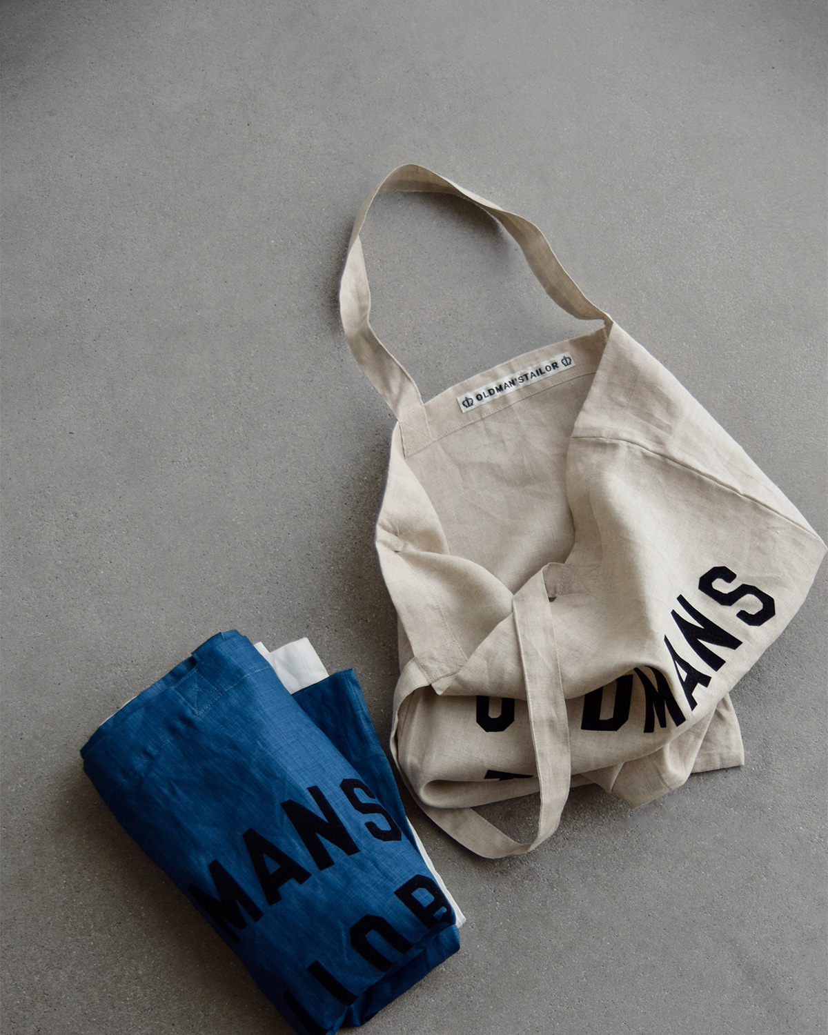 R & D.M.Co-(�I�[���h�}���Y�e�[���[)�t���b�L�[ ���S�v�����g ���l�� �g�[�g�o�b�O �gOMT FLOCKY PRINT LINEN TOTE BAG�h m1447