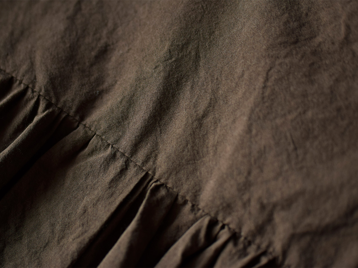 TOUJOURS(�g�D�W���[)�t�@�C�����[���R�b�g�� �V���c�h���X �gHalf Bishop Sleeve Pleated Shirt Dress�h mm44hd03