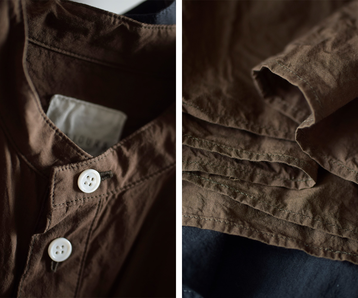 TOUJOURS(�g�D�W���[)�t�@�C�����[���R�b�g�� �V���c�h���X �gHalf Bishop Sleeve Pleated Shirt Dress�h mm44hd03