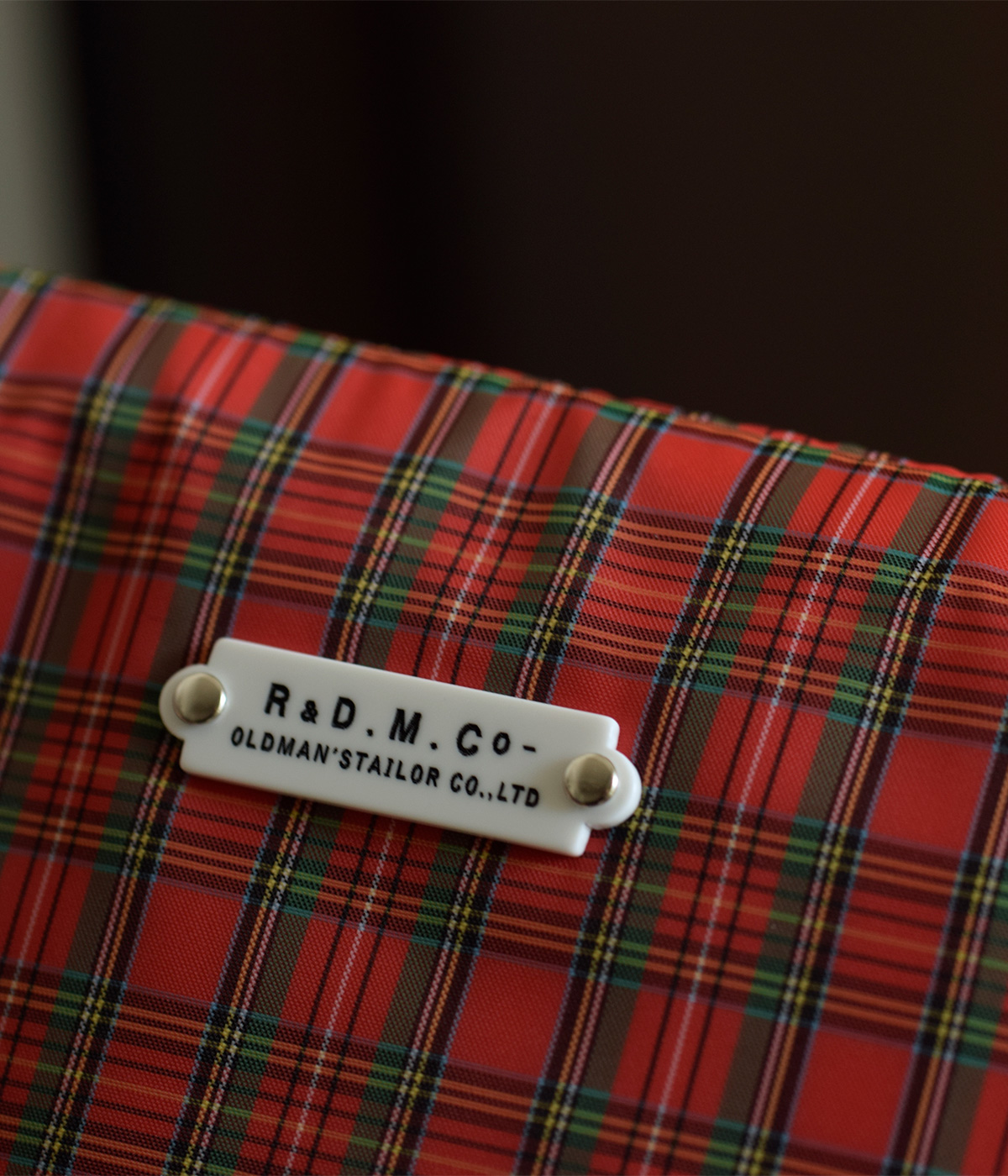 R & D.M.Co-(�I�[���h�}���Y�e�[���[)�^�[�^���`�F�b�N �{�X�g�� �o�b�O �gTARTAN CHECK GROCERY BOSTON BAG�h 7851