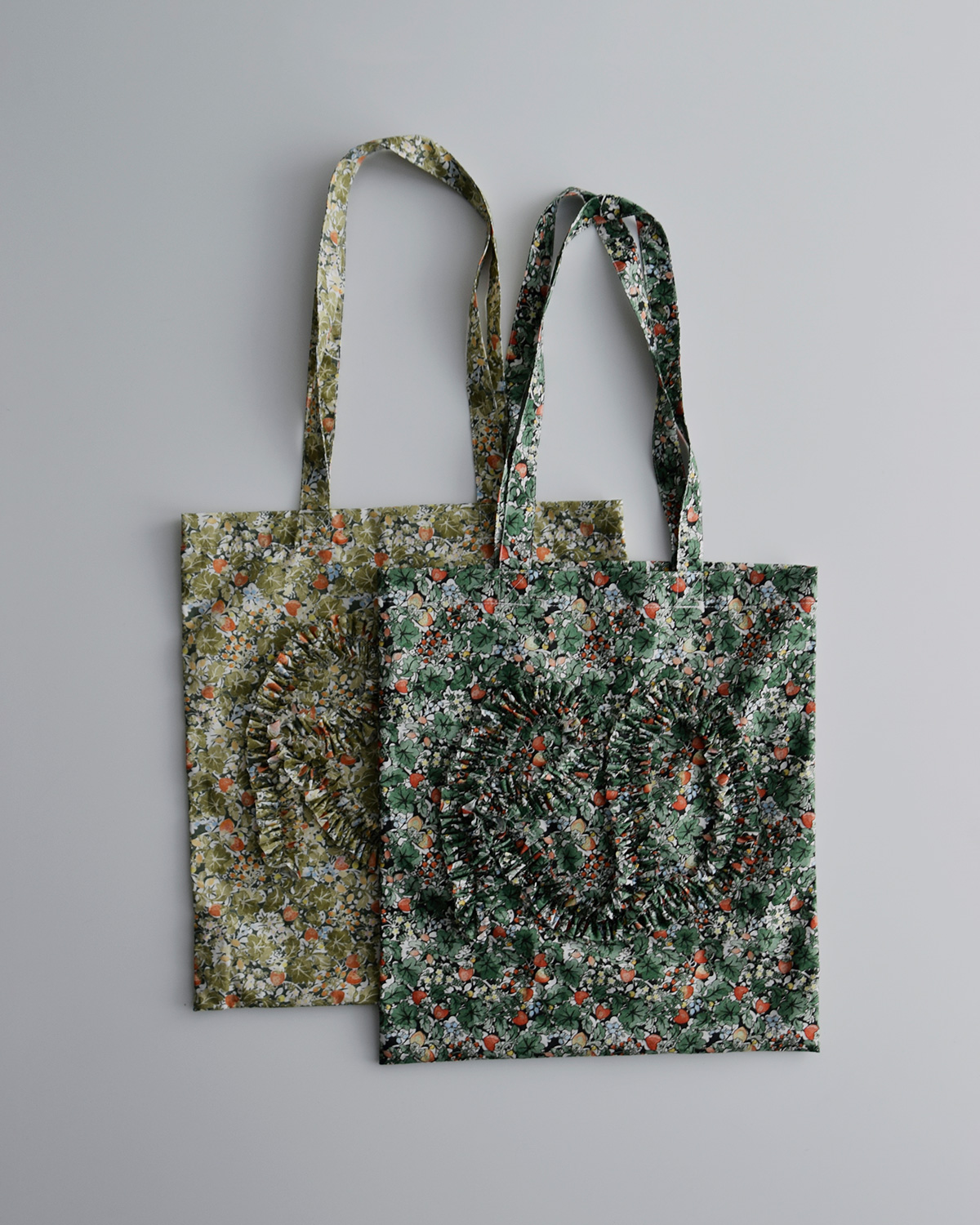 R & D.M.Co-(�I�[���h�}���Y�e�[���[)���C���h�x���[ �t�B�[���h ���[�� �t���� �f�R���[�V���� �g�[�g �o�b�O W.B.F LAWN FRILL DECORATION TOTE BAG 7884