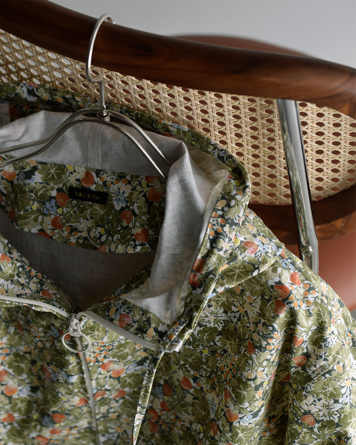 R & D.M.Co-(�I�[���h�}���Y�e�[���[)���C���h�x���[ �t�B�[���h ���b�v�X�g�b�v �t�[�f�B�[ �u���]�� W.B.F RIPSTOP HOODIE BLOUSON 7892