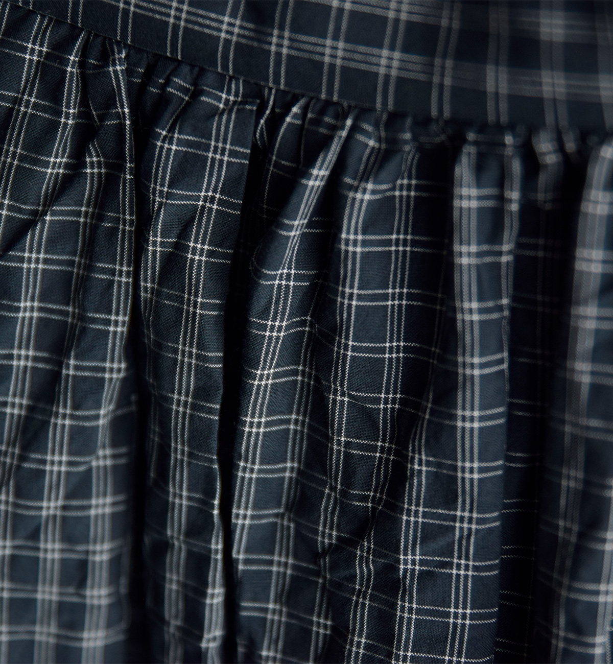 TOUJOURS(�g�D�W���[)�R�b�g���V���N �^�b�^�\�[���`�F�b�N �X�J�[�g �gRandom Pleated Maxi Skirt�h qm44gk03