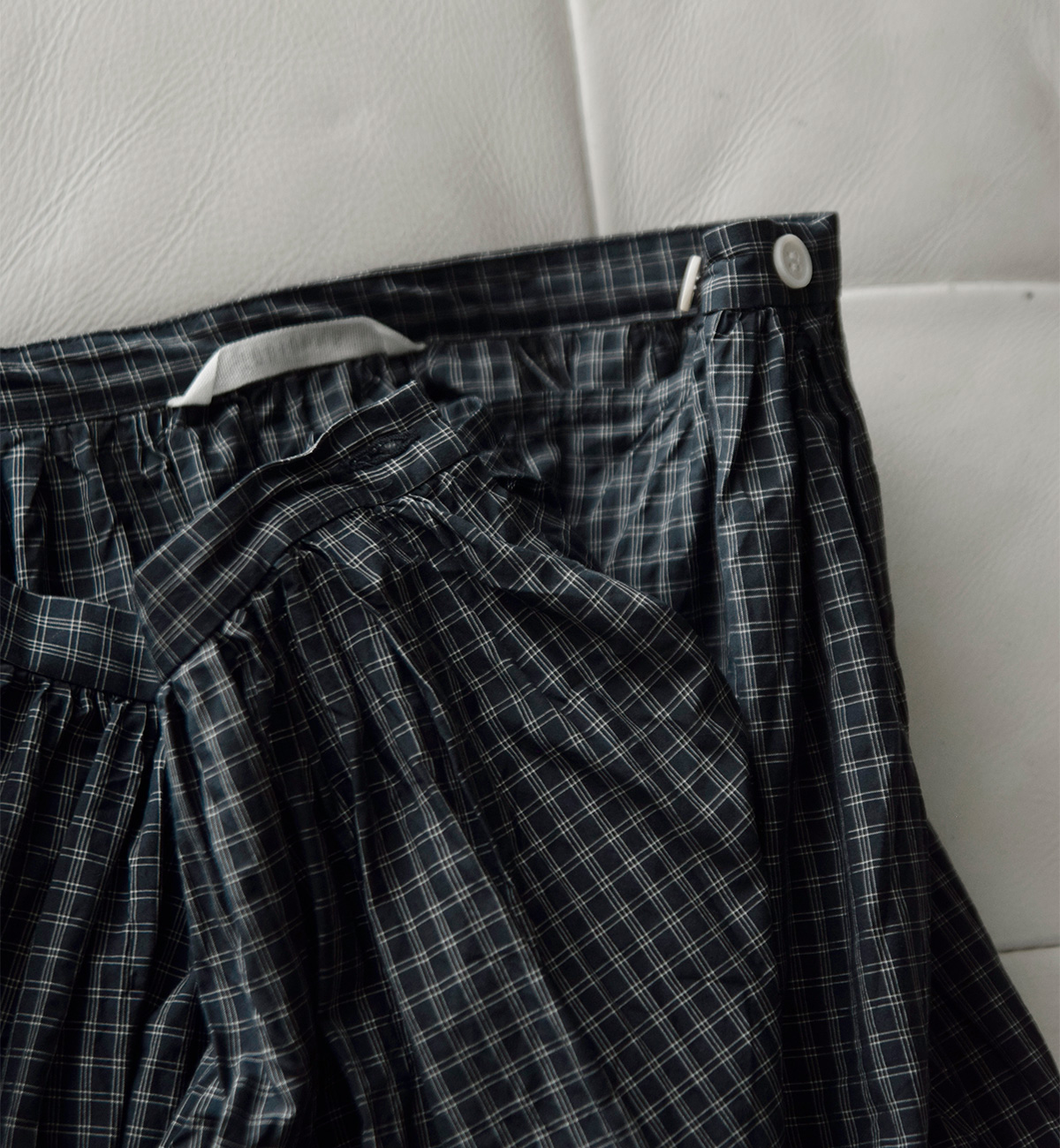 TOUJOURS(�g�D�W���[)�R�b�g���V���N �^�b�^�\�[���`�F�b�N �X�J�[�g �gRandom Pleated Maxi Skirt�h qm44gk03