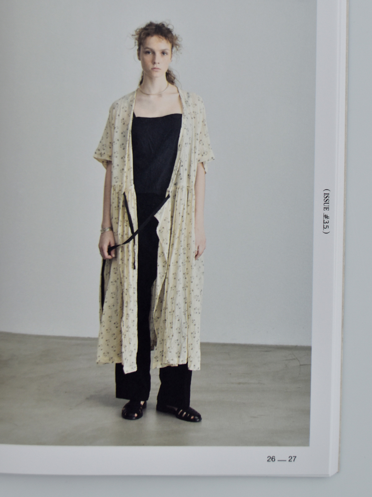 TOUJOURS(�g�D�W���[)�t�@�C���R�b�g���K�[�[ �s�O�����g�t���[�����v�����g �h���X �gHalf Sleeve Pleated Cache-coeur Dress�h tm44ld05