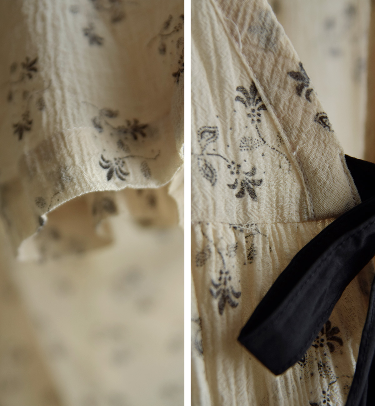 TOUJOURS(�g�D�W���[)�t�@�C���R�b�g���K�[�[ �s�O�����g�t���[�����v�����g �h���X �gHalf Sleeve Pleated Cache-coeur Dress�h tm44ld05