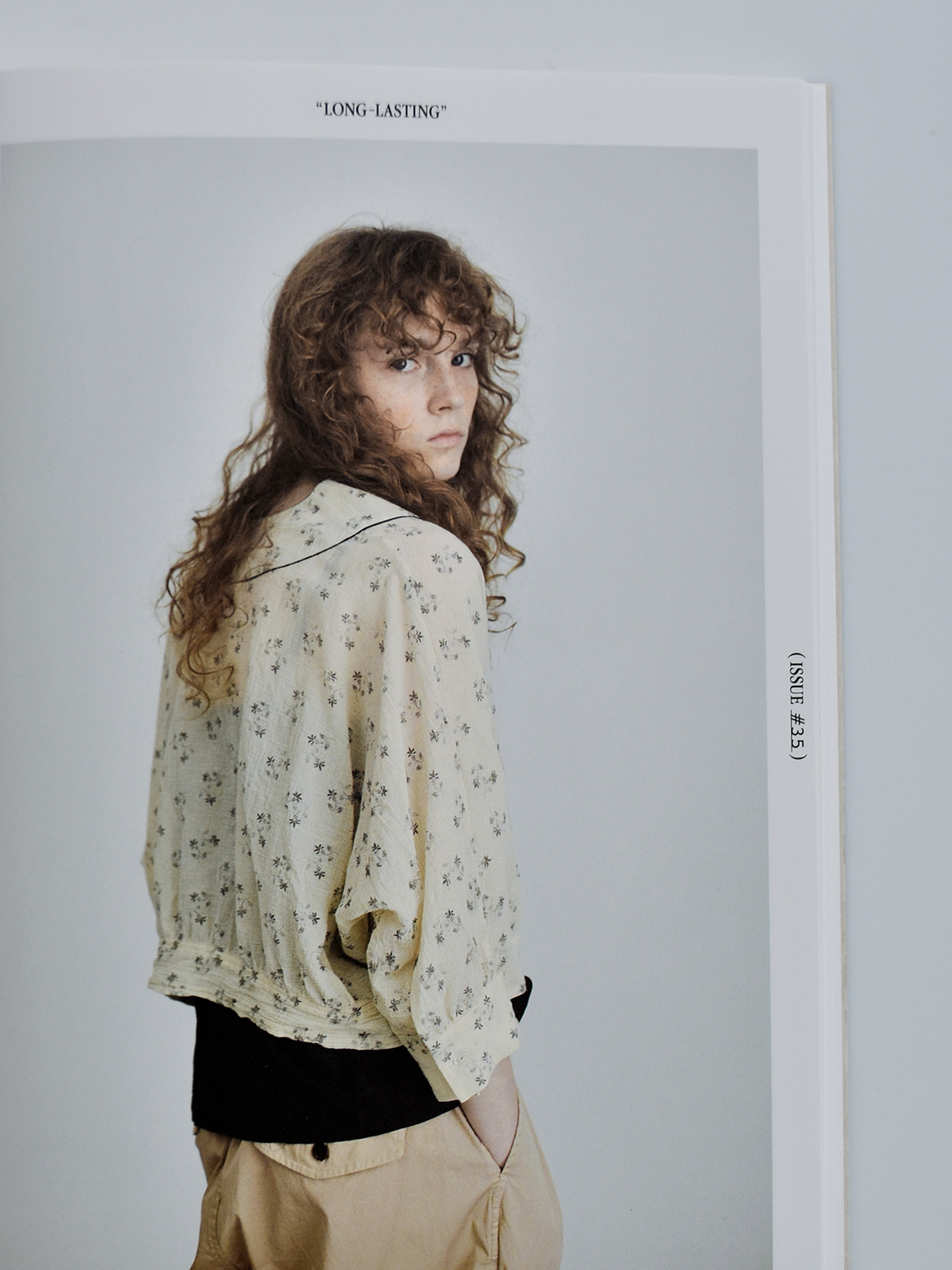 TOUJOURS(�g�D�W���[)�t�@�C���R�b�g���K�[�[ �s�O�����g�t���[�����v�����g �u���E�X �gPiping Bolero Blouse�h tm44ls01