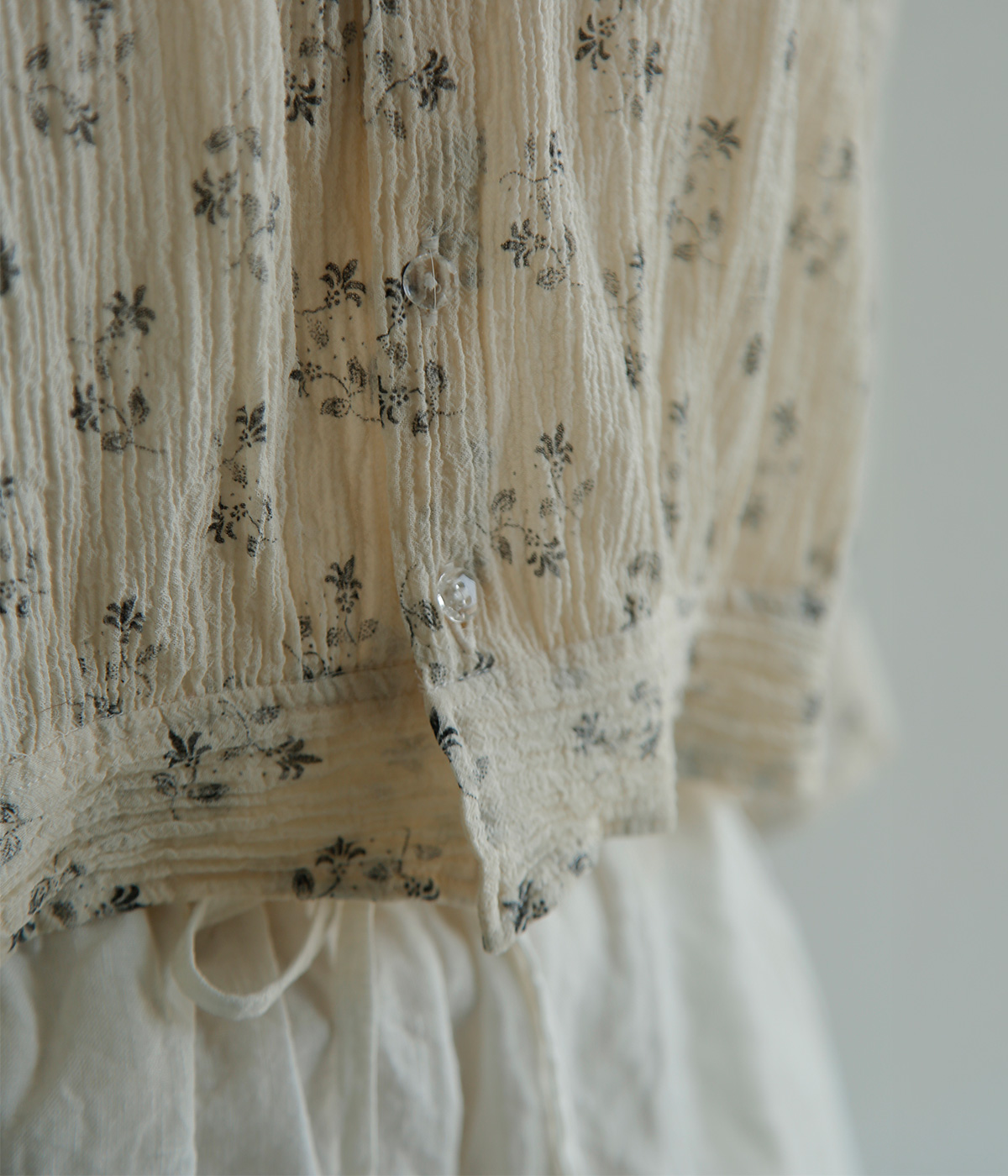 TOUJOURS(�g�D�W���[)�t�@�C���R�b�g���K�[�[ �s�O�����g�t���[�����v�����g �u���E�X �gPiping Bolero Blouse�h tm44ls01