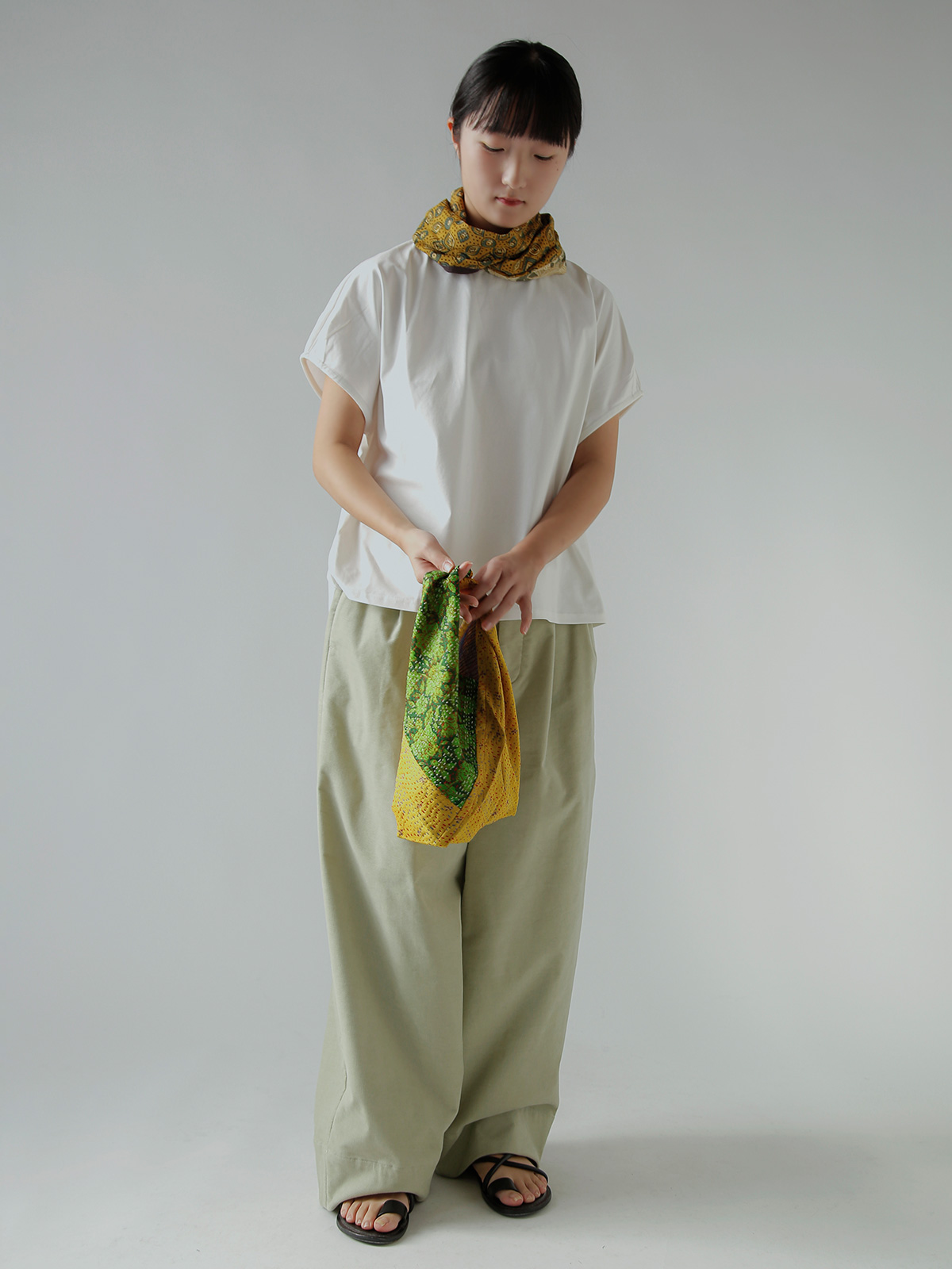 WONDER FULL LIFE(�����_�[�t�����C�t)�J���^ �{�^�j�J�� �o�b�O �gKANTHA BOTANICAL BAG small�h wfl26-a68-2
