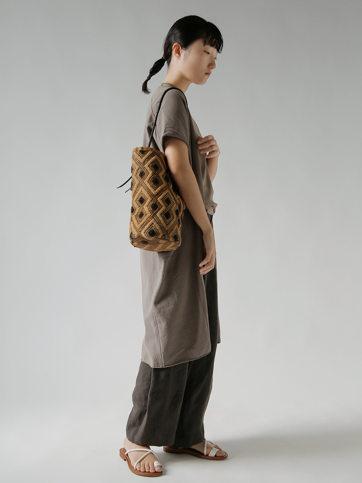 COUNTERPOINT(�J�E���^�[�|�C���g)�N�o �Z�~�~�h�� �o�b�O KUBA BAG BUCKET round semi middle wfl26-s06-5-2