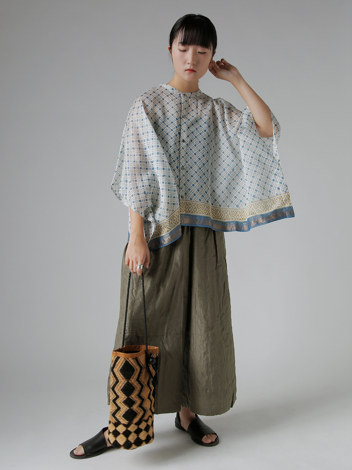 COUNTERPOINT(�J�E���^�[�|�C���g)�N�o �Z�~�~�h�� �o�b�O KUBA BAG BUCKET round semi middle wfl26-s06-5-2