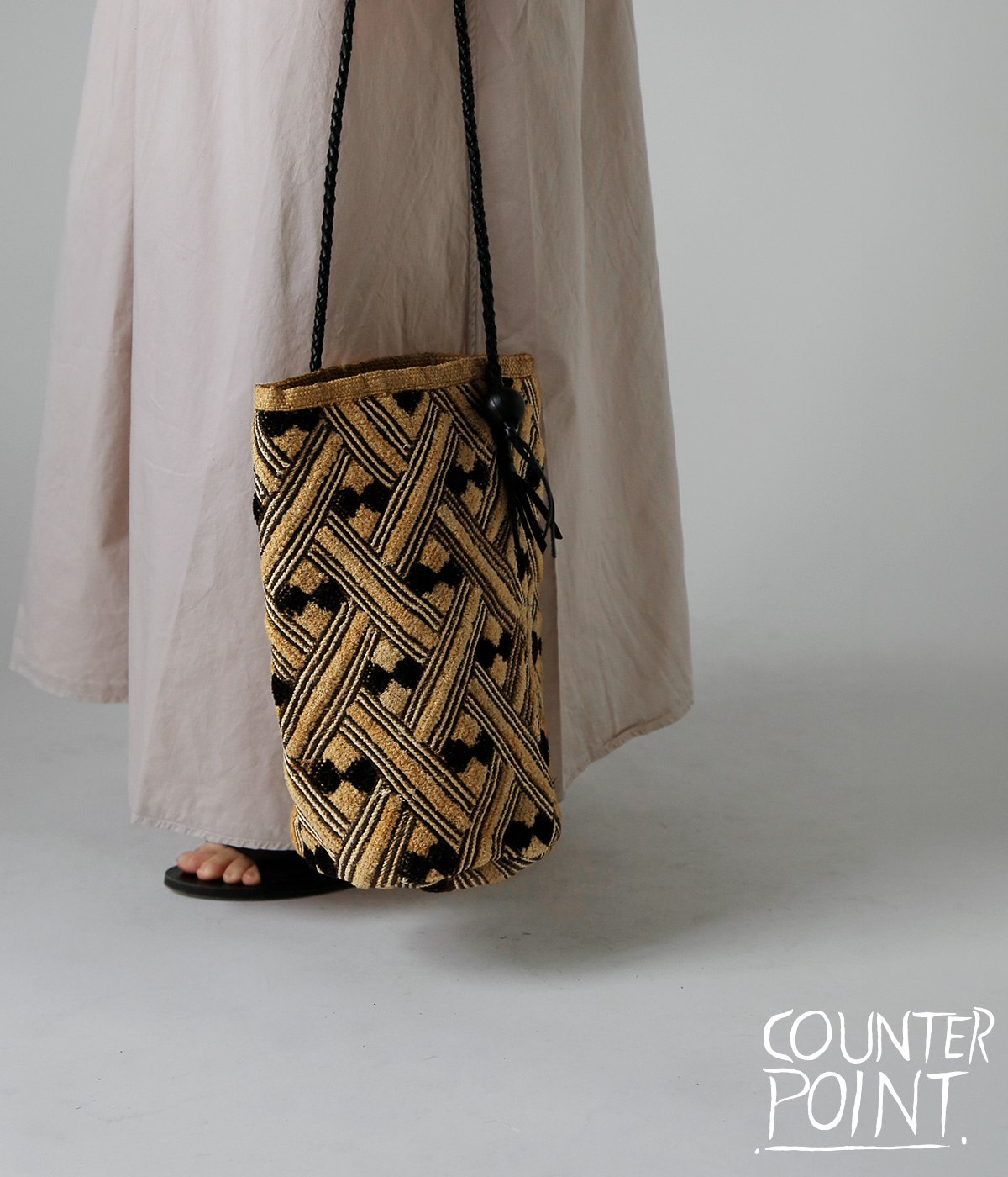 COUNTERPOINT(�J�E���^�[�|�C���g)�N�o �Z�~�~�h�� �o�b�O KUBA BAG BUCKET round semi middle wfl26-s06-5-2