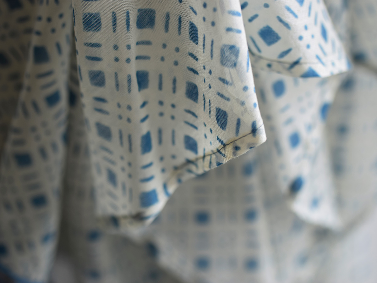 WONDER FULL LIFE(�����_�[�t�����C�t)�R�b�g���V���N �u���b�N�v�����g �u���E�X �gDUAL BLOUSE�h wfl26-s77