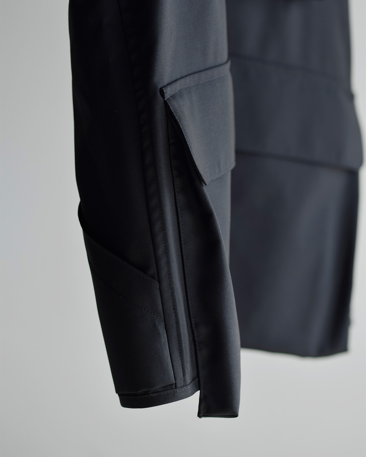 TOUJOURS(�g�D�W���[)SUPER120s�g���s�J���E�[�� �x�X�g �gHunting Utility Long Vest�h ym44av02