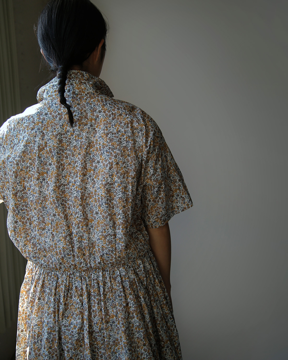 TOUJOURS(�g�D�W���[)���o�e�B�t�����[�v�����g�R�b�g�� �h���X �gShort Sleeve Classic Gathered Dress�h ym44id04-ym44sd04