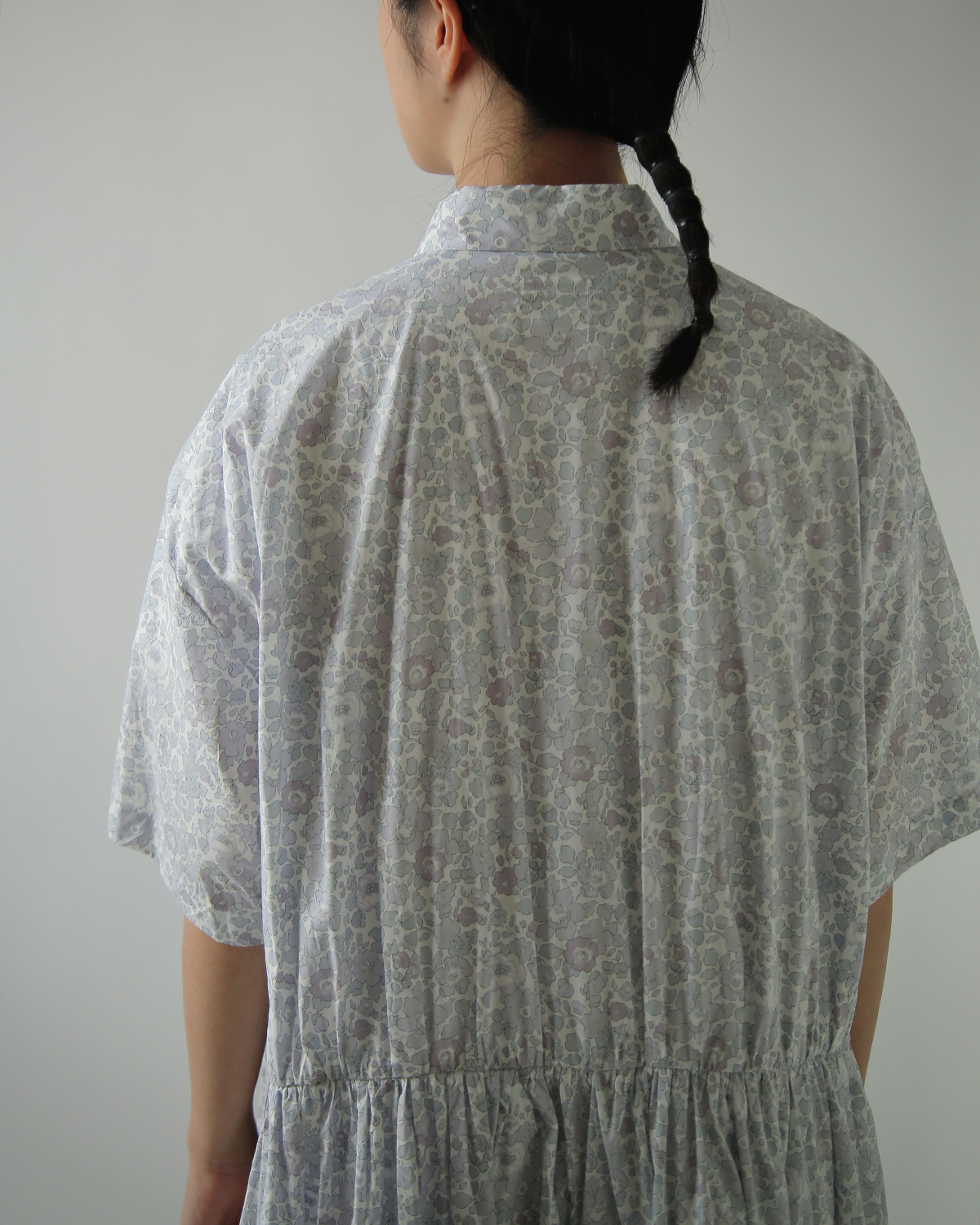 TOUJOURS(�g�D�W���[)���o�e�B�t�����[�v�����g�R�b�g�� �h���X �gShort Sleeve Classic Gathered Dress�h ym44id04-ym44sd04