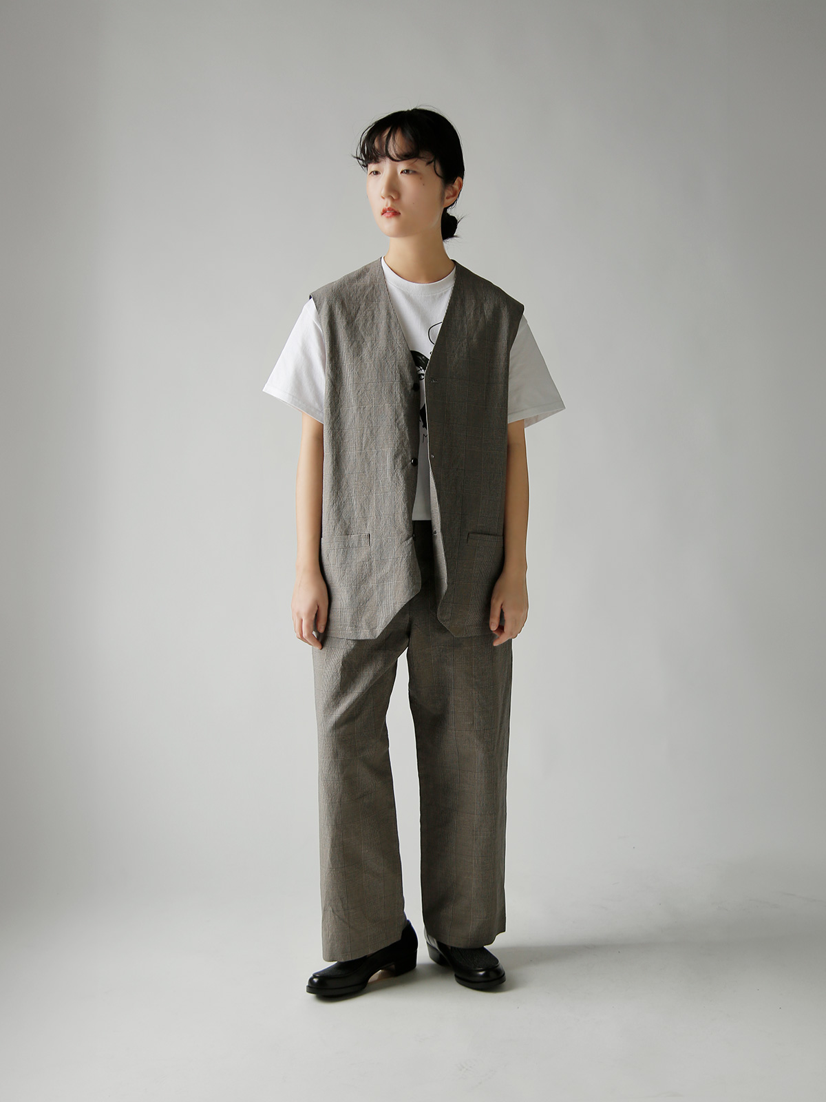 TOUJOURS(�g�D�W���[)�r�X�R�[�X�R�b�g�����l�� �O�����`�F�b�N �p���c �gEasy Trousers�h ym44jp04