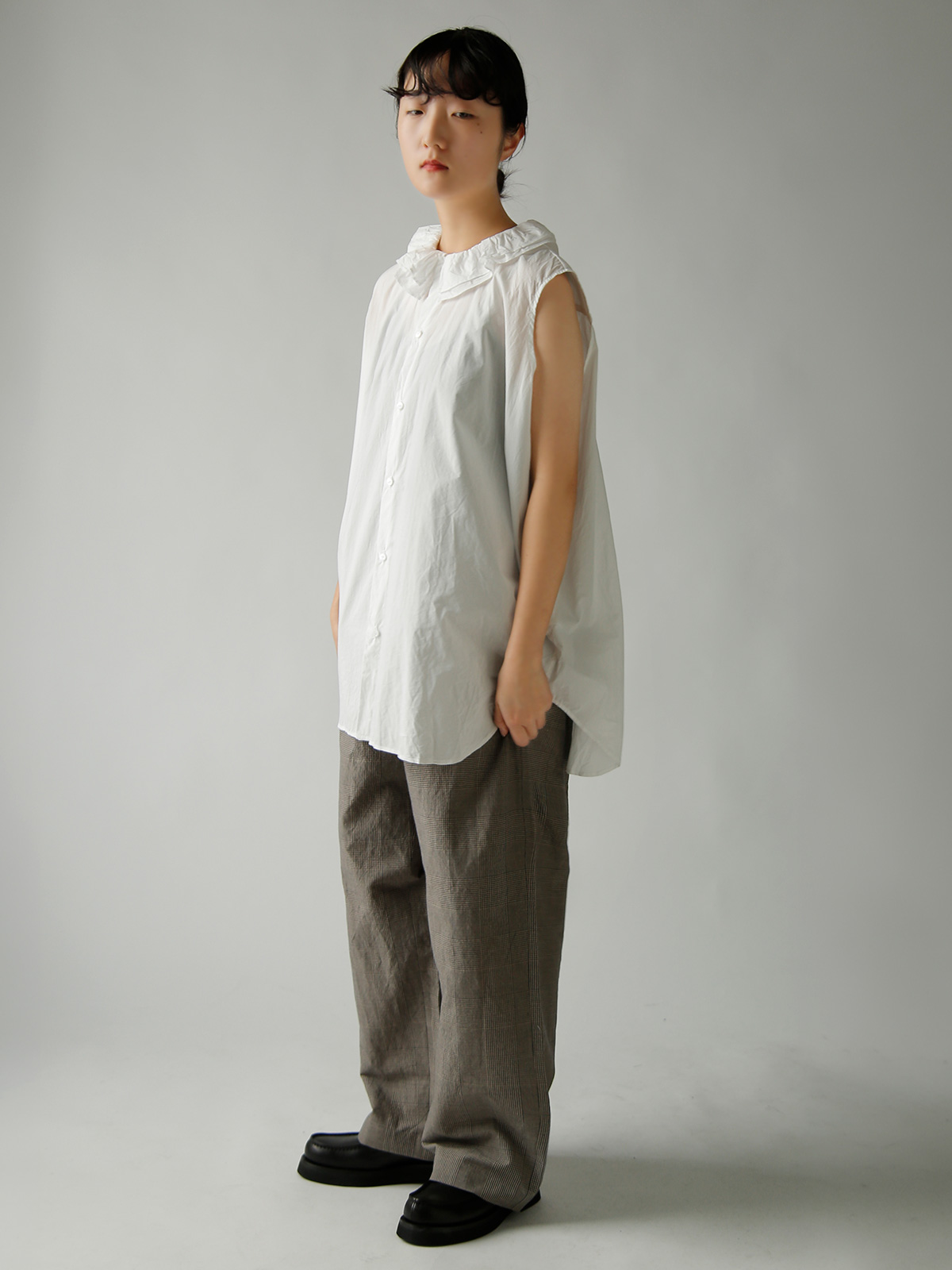 TOUJOURS(�g�D�W���[)�r�X�R�[�X�R�b�g�����l�� �O�����`�F�b�N �p���c �gEasy Trousers�h ym44jp04