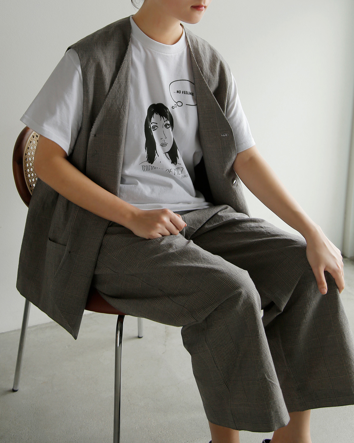 TOUJOURS(�g�D�W���[)�r�X�R�[�X�R�b�g�����l�� �O�����`�F�b�N �p���c �gEasy Trousers�h ym44jp04