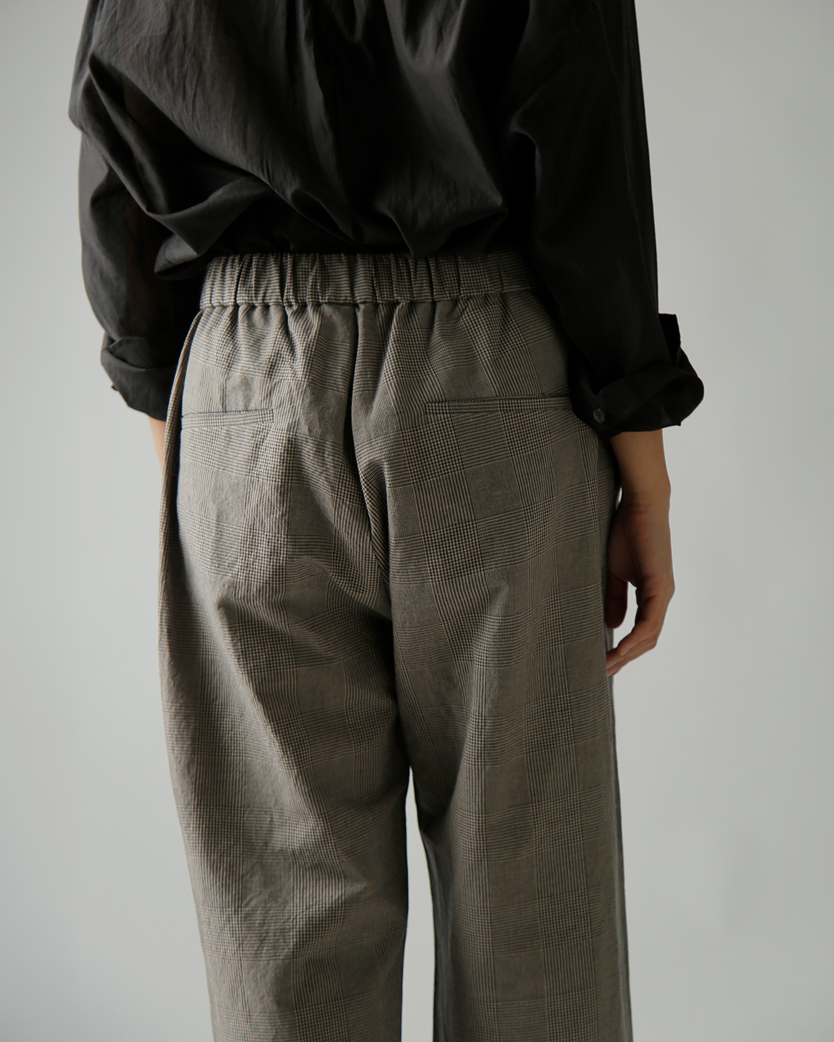 TOUJOURS(�g�D�W���[)�r�X�R�[�X�R�b�g�����l�� �O�����`�F�b�N �p���c �gEasy Trousers�h ym44jp04