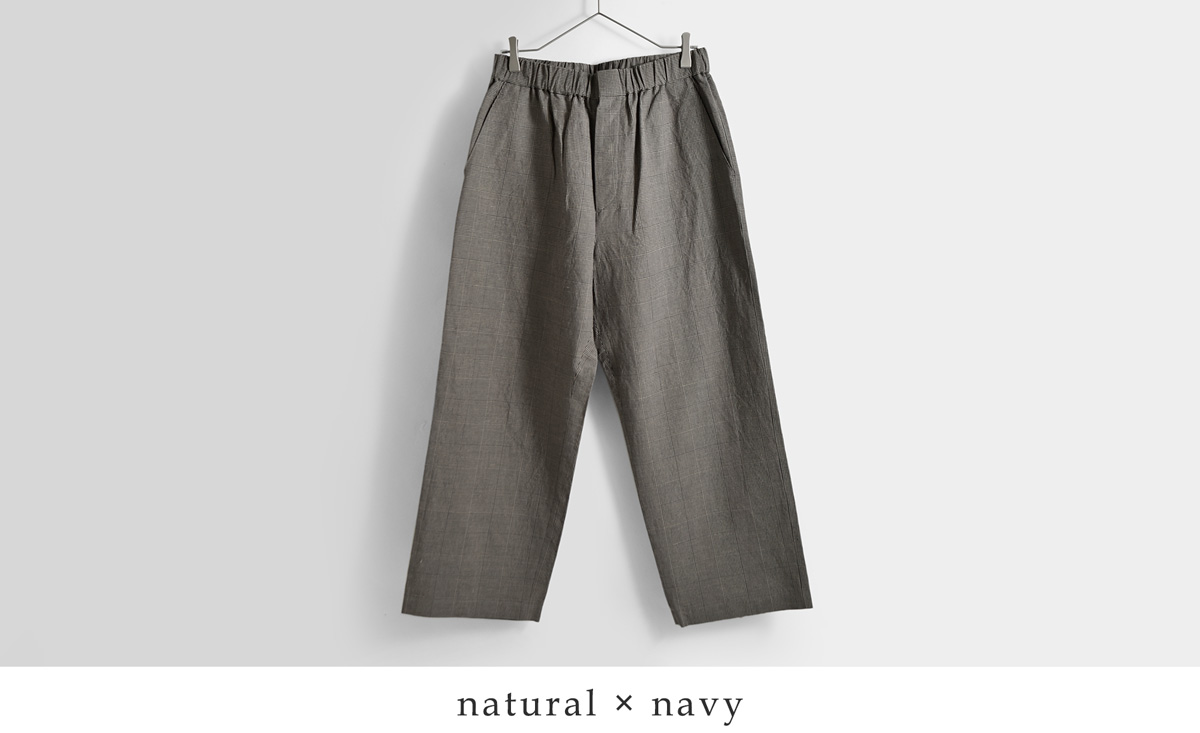 TOUJOURS(�g�D�W���[)�r�X�R�[�X�R�b�g�����l�� �O�����`�F�b�N �p���c �gEasy Trousers�h ym44jp04