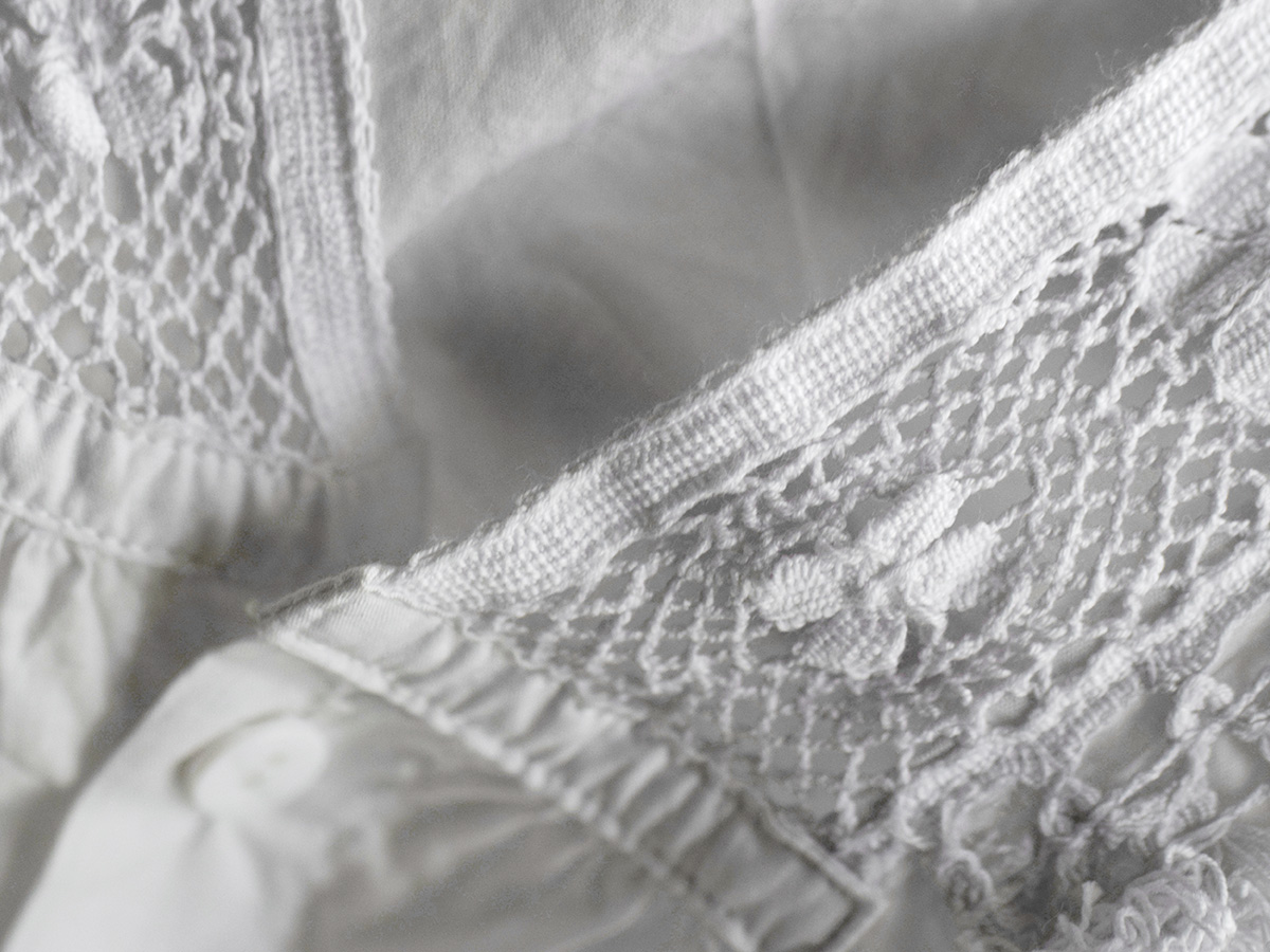 TOUJOURS(�g�D�W���[)�����N���R�b�g���y�[�p�[ �{�����V���c �gNatural Garment Dyed Fringe Lace Bolero Shirt�h ym44vs04