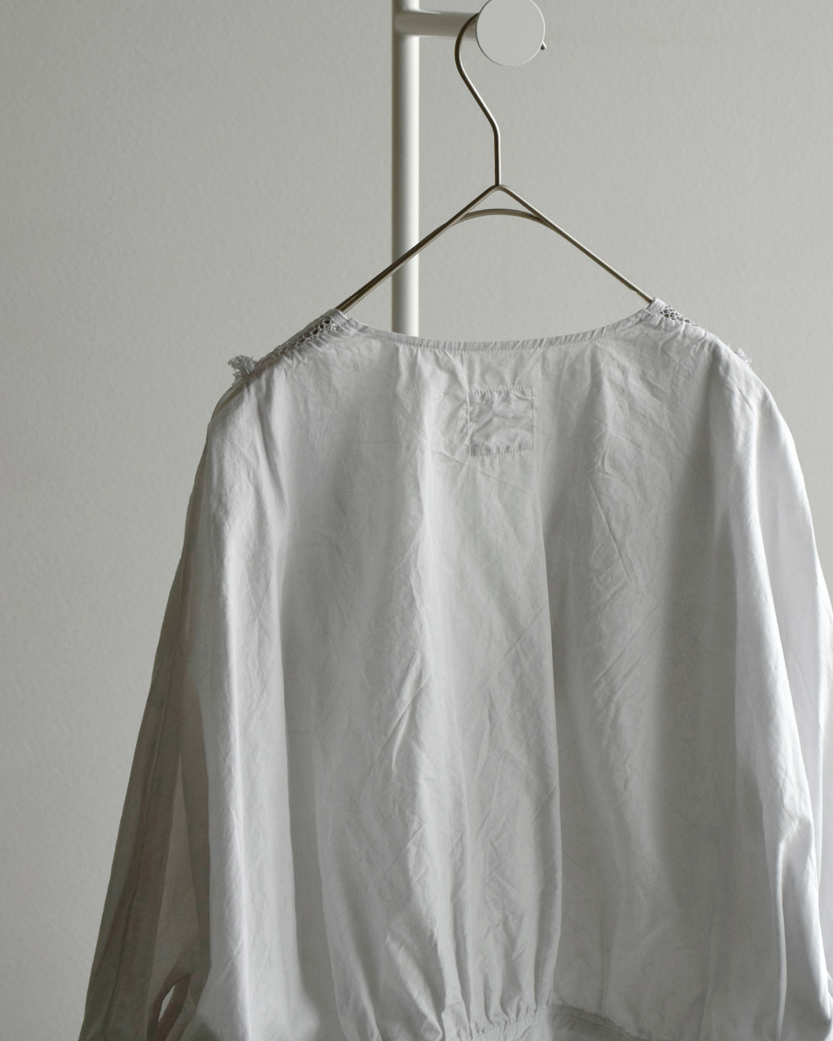 TOUJOURS(�g�D�W���[)�����N���R�b�g���y�[�p�[ �{�����V���c �gNatural Garment Dyed Fringe Lace Bolero Shirt�h ym44vs04