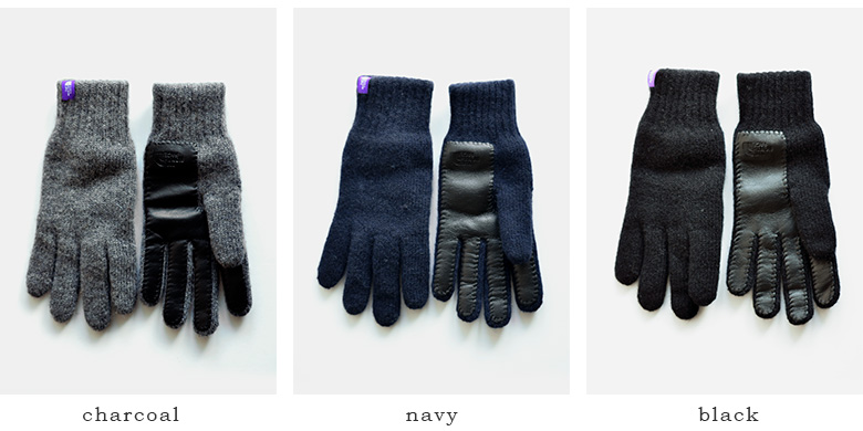 north face purple gloves