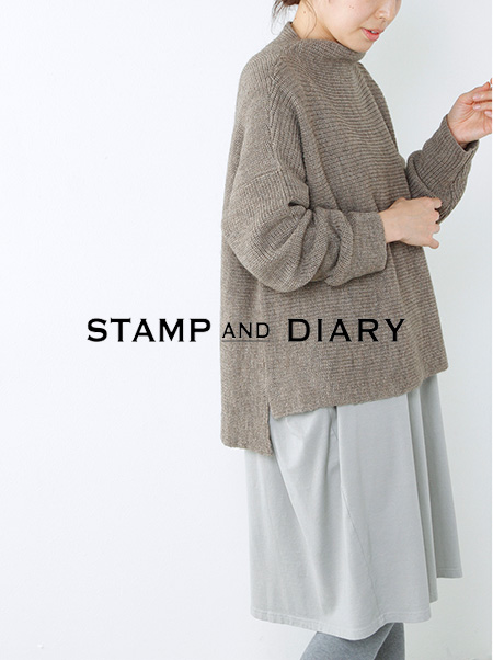 Stamp And Diary スタンプアンドダイアリー ウールバルキーニット ボトルネックプルオーバー Sd63awk19 Sn