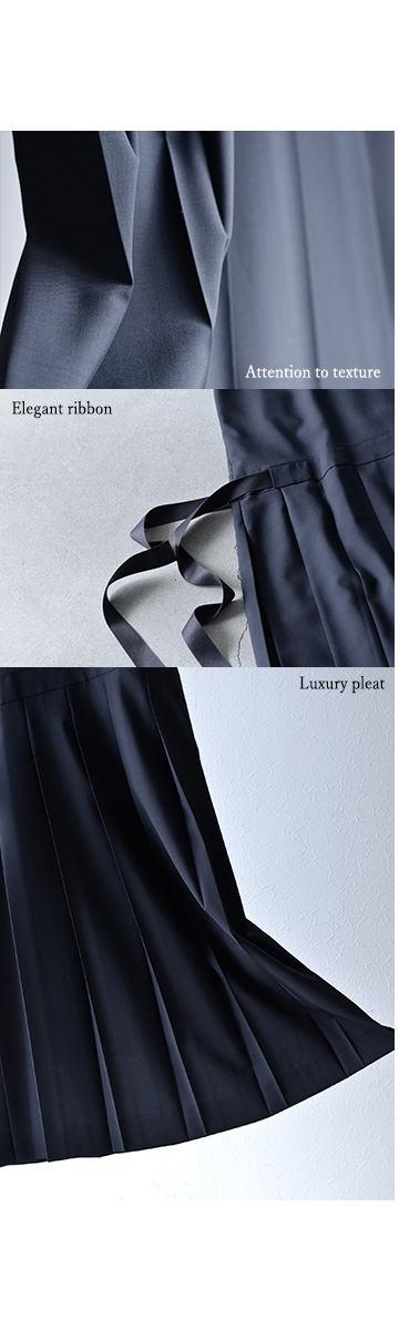 Ebonyivory エボニーアイボリー ロングプリーツワンピース 01 Op 001 16 1 Ma