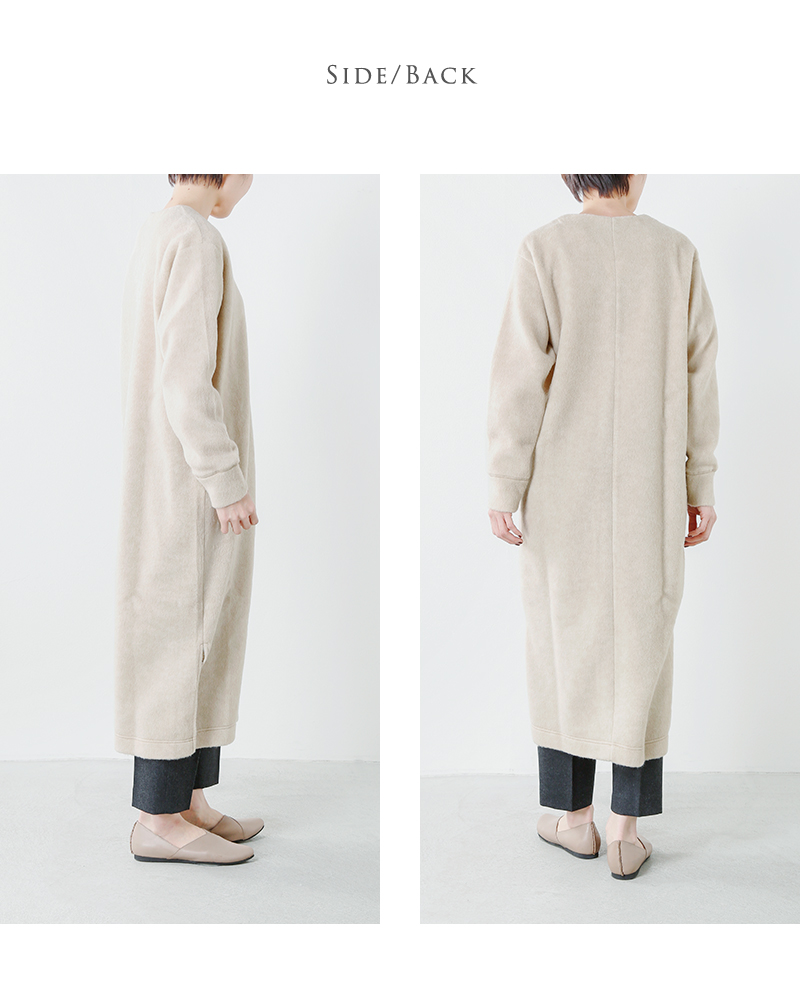 Supp No One Else サップノーワンエルス スポンジウールジャージvネックワンピース 322 6009 Hm