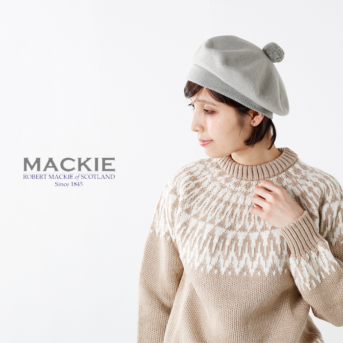 Robert Mackie ロバート マッキー ポンポンウールベレー帽 Beret Tam Tam Beret So