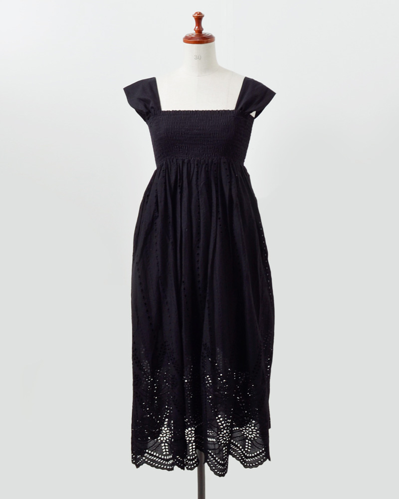 Ne Quittez Pas ヌキテパ ショルダーストラップ2way刺繍ワンピース 171n W245 Sn