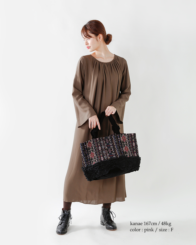 Ne Quittez Pas ヌキテパ ジャカードトートバッグ o Hm