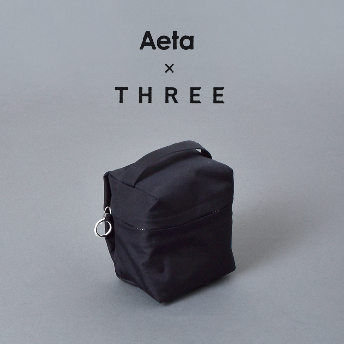 Aeta アエタ Three スリー コスメポーチs Cosmetic Pouch S At04 Yn